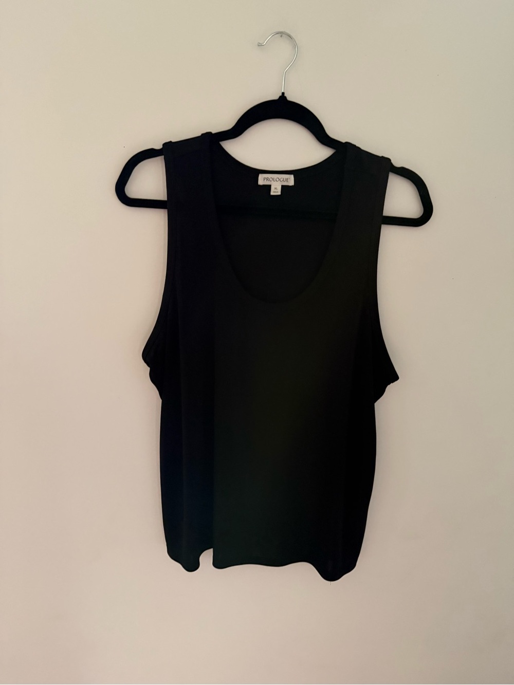 Prologue Black Scoop Neck Tank Top